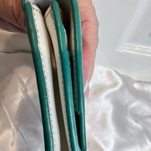 FURLA AUTHENTIC LONG BLUE ZIP AROUND WALLET - Picture 7 of 14